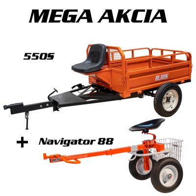 RURIS vlečka 550S + navigator 88